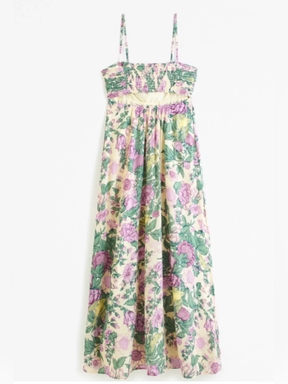 Abercrombie Emerson open back maxi dress Size Small